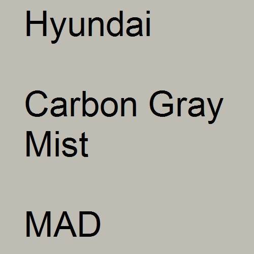 Hyundai, Carbon Gray Mist, MAD.